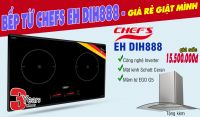 Mua bếp Chefs DIH888 giá 15,5 triệu và tặng kèm máy hút mút